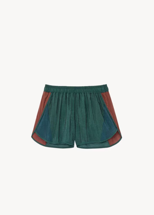 shorts in taffeta in Green | Saint Laurent