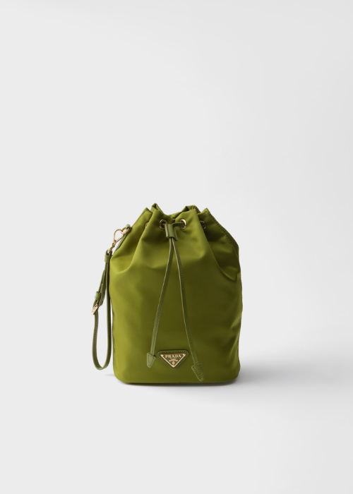 Prada Re-Nylon Pouch in Ivy Green
