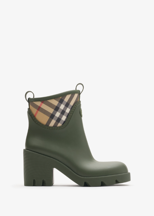 Rubber Marsh Stamp Heeled Low Boots? in Loc