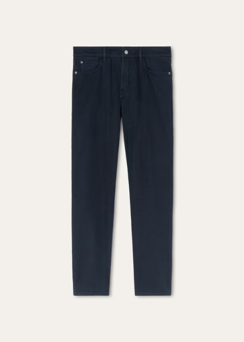 Quarona Jeans Cotton Navy Blue | Loro Piana SA