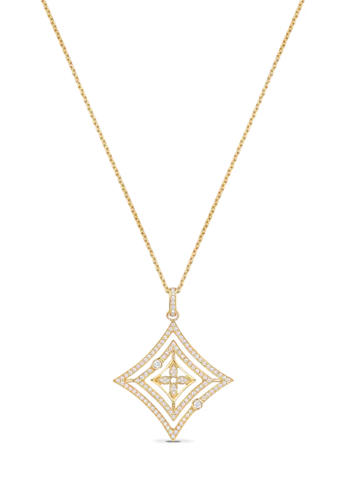 Idylle Blossom Medallion, Yellow Gold And Diamonds
