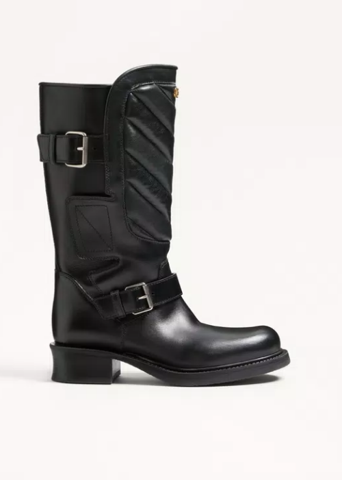 Valentino Garavani 40mm Rayons Chevron Leather