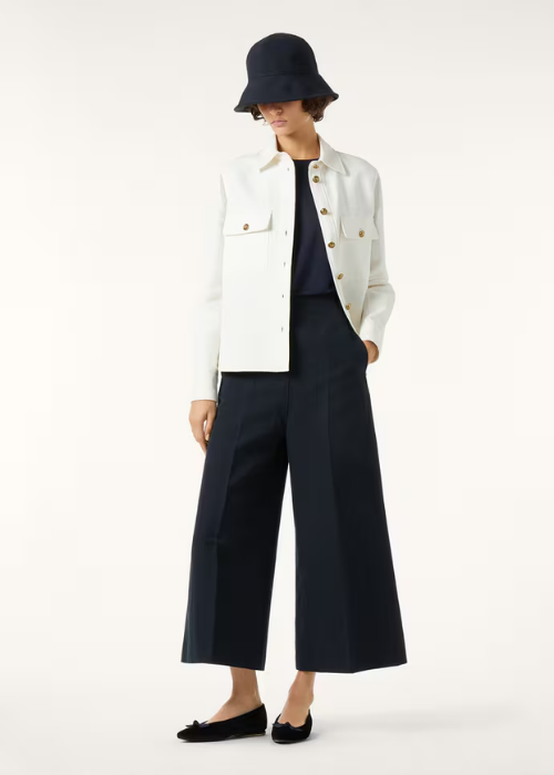 Kaylan Overshirt Linen, Cotton White