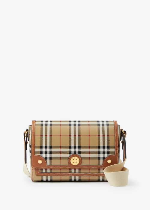 Burberry check note cross-body bag 