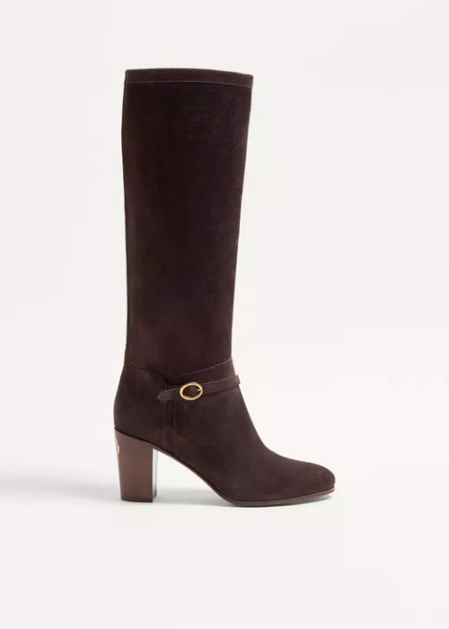 Valentino Garavani 70mm buckle-detail Suede Boots