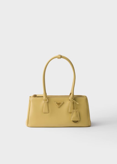  Prada Galleria Medium Leather Bag in Vanilla