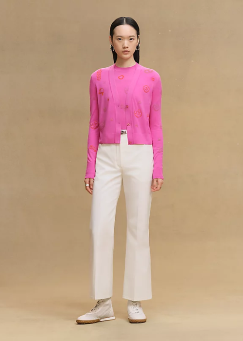 Bootcut pants - White | Hermès 