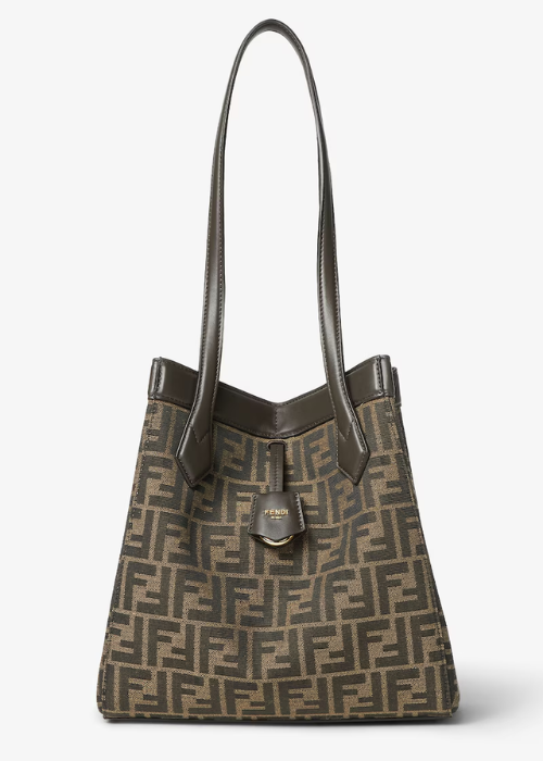 Fendi FF Origami Large Bag in Jacquard Fabric