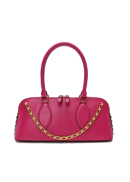 Valentino Garavani Rockstud E/W Leather Handbag