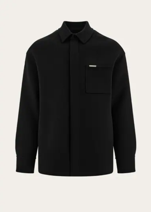 Cashmere-blend overshirt - Men | Ferragamo