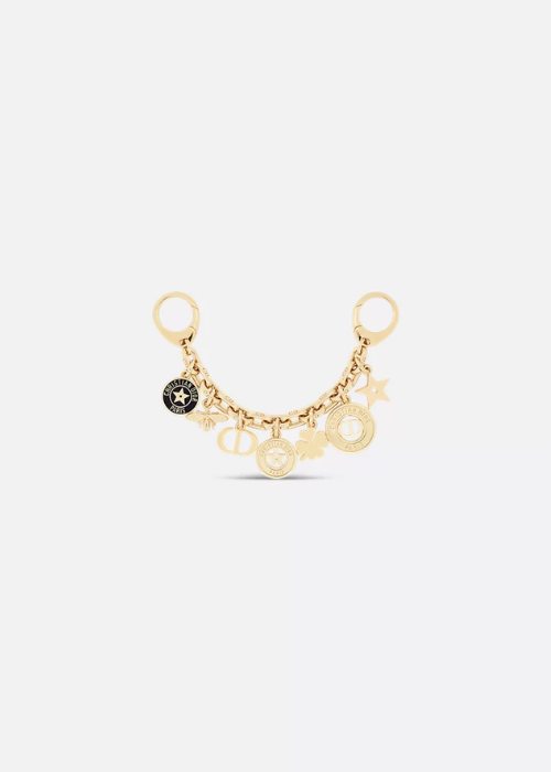 30 Montaigne Bag Charm Gold-Finish Meta