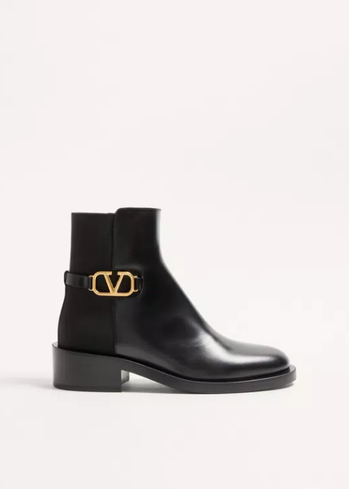 Vlogo Signature Calfskin Ankle Boot 30mm