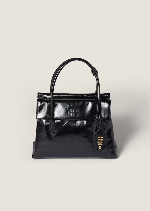 Miu Miu Solitare Shiny Leather Bag
