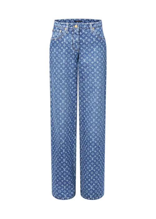 Monogram Flared Jeans