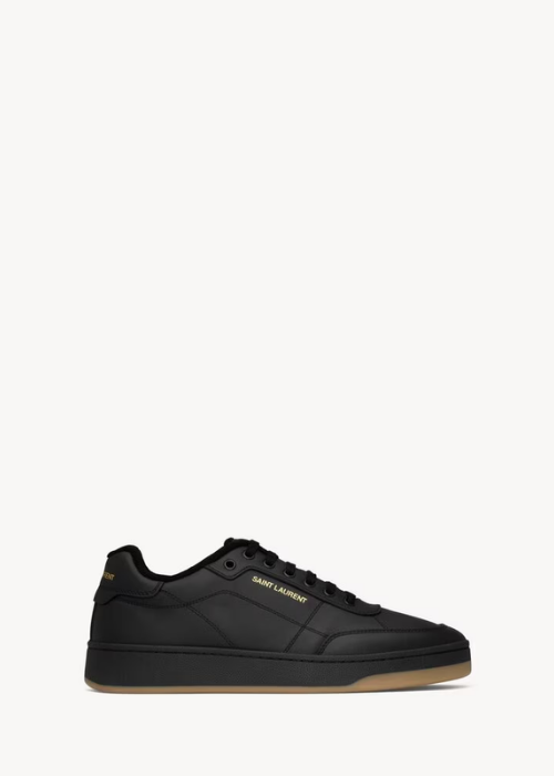SL/61 sneakers in smooth leather in Black