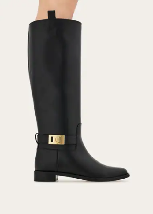 Botas hebilla Hug - Mujer | Ferragamo
