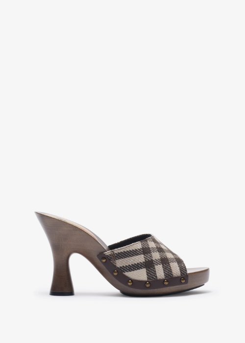 Burberry Check Potter Mules