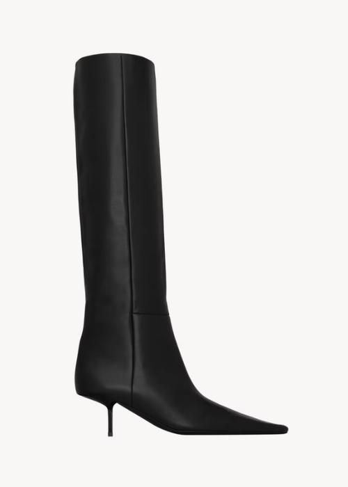 VICTOIRE boots in smooth leather in Black 