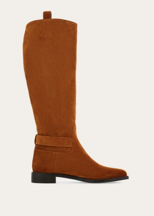 Knee high boot with Hug buckle detail - Women | Ferragamo