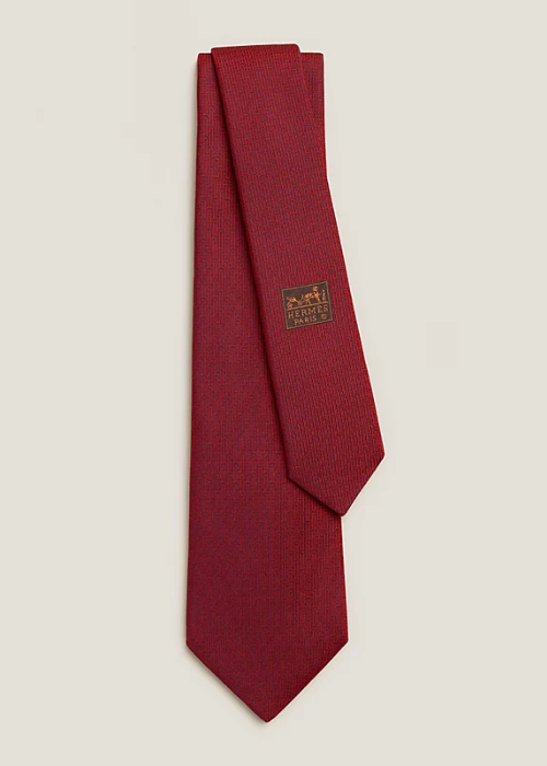 Pluie Equestre tie - Red | Hermès 