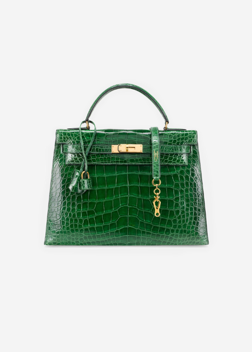 Kelly 32 in Vert Moyen Crocodile