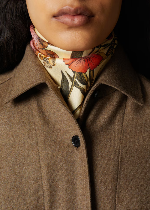 Enciclopedia Del Lino Foulard 90 x 90 Silk