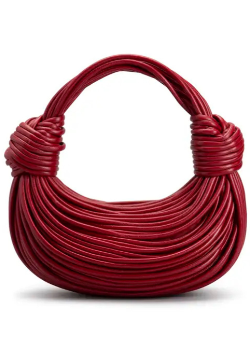 Nappa Mini Tubular Double Knot Bag