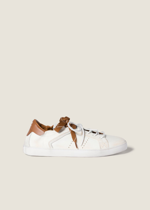 Miu Miu Deco Leather Sneakers