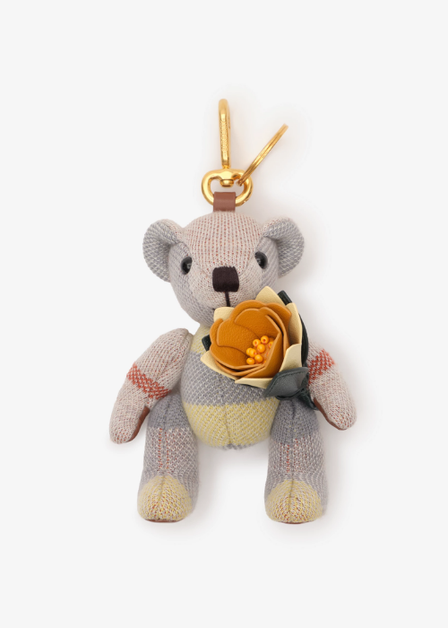 Thomas Bear Charm in Pebble beige - Women