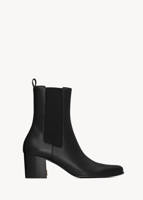 JILL chelsea boots in smooth leather in Black