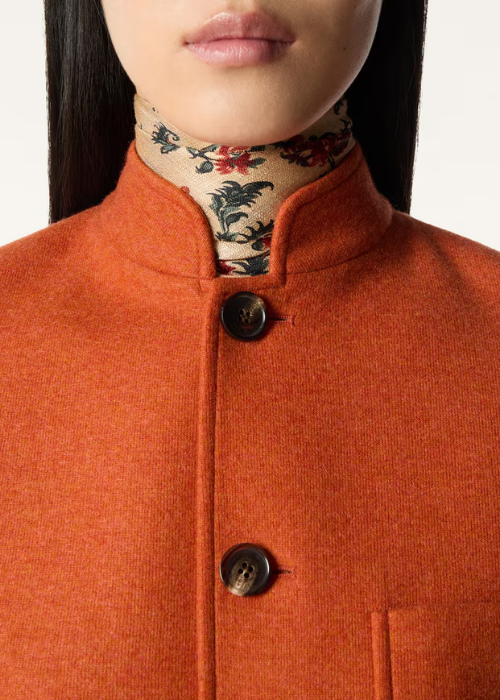 Jasmine Bloom Foulard 90 x 90 Silk Beige/Green