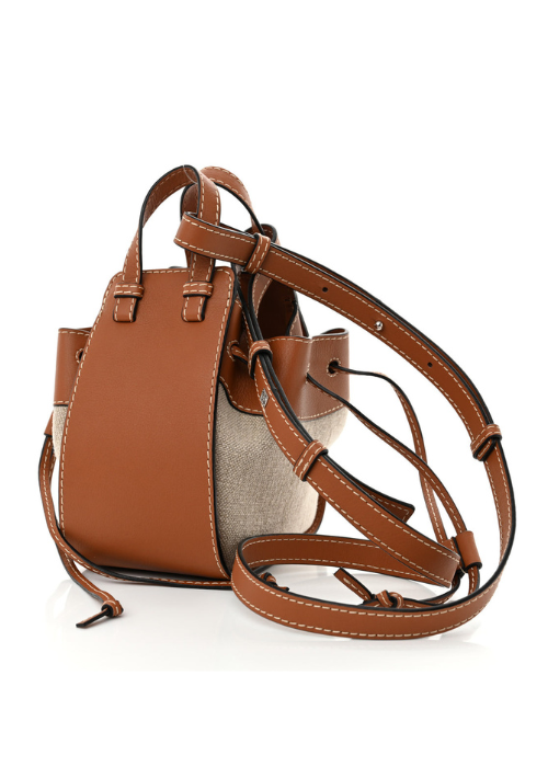 Brown Hammock Mini Canvas Handbag