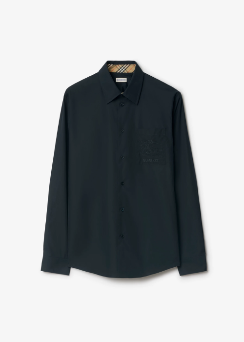 Burberry Men's Regular Fit Cotton Poplin Shirt