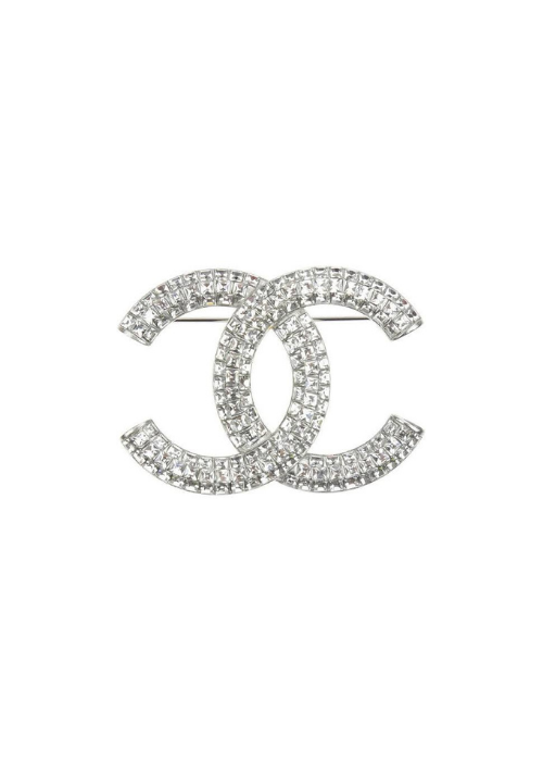 Chanel Vintage Silver Brooch