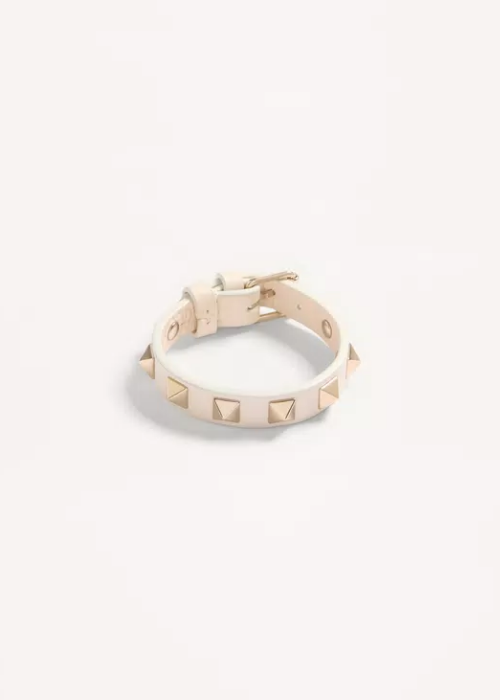 Rockstud Bracelet for Woman in Light Ivory