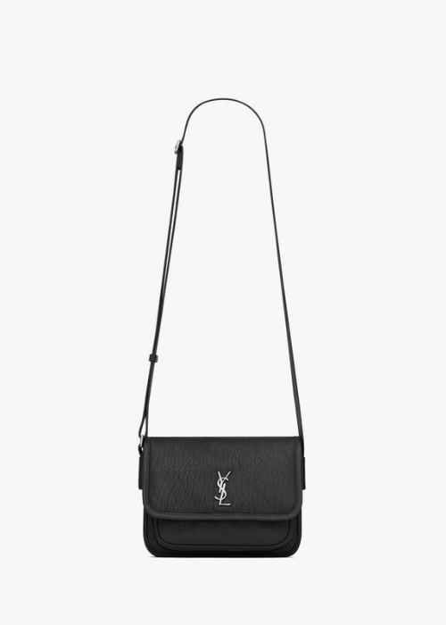 NIKI messenger in grained leather 