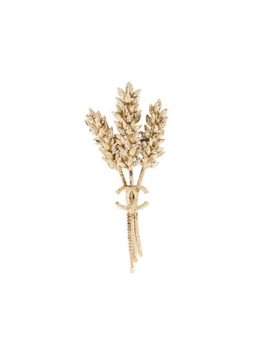 Chanel Wheat Brooch