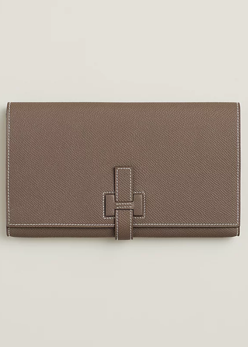 New H Passant Toutenmain wallet - Beige