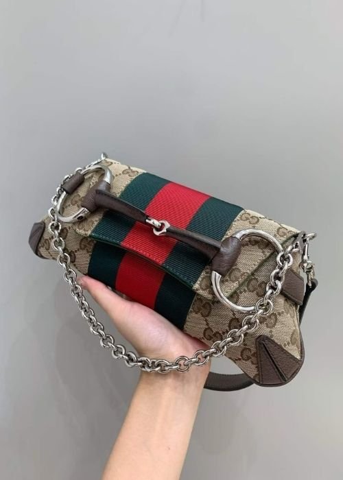 Gucci Horsebit Chain Shoulder Bag