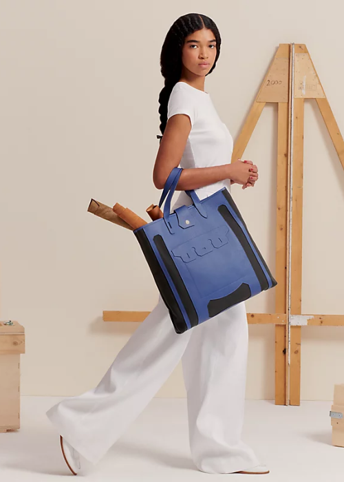 Hermès Monsieur B cutting tote bag