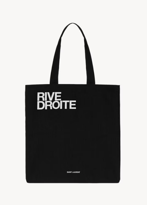 Saint Laurent Rive droite totebag in Black |