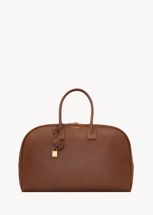 Saint Laurent Bowling Duffle Bag | Brown