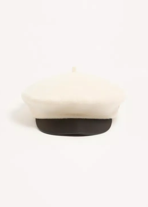 Vlogo Signature Wool Cap With Leather