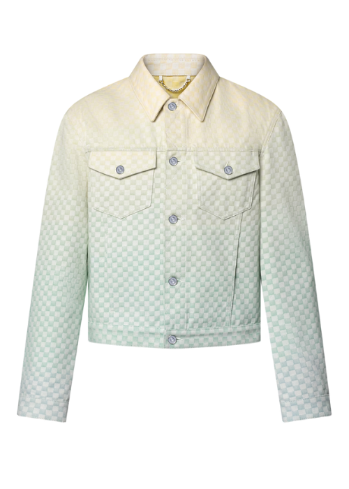 Damier Gradient Jacquard Denim Jacket