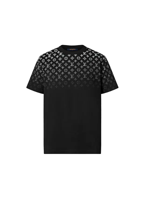 Louis Vuitton T-Shirt with Upper Print – Black
