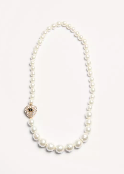 Coeur Royal Necklace In Metal, Enamel